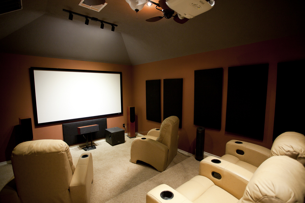 home theater seating for super bowl