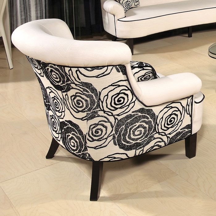 floral print chair