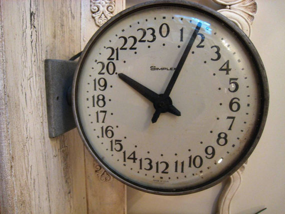 industrial clock