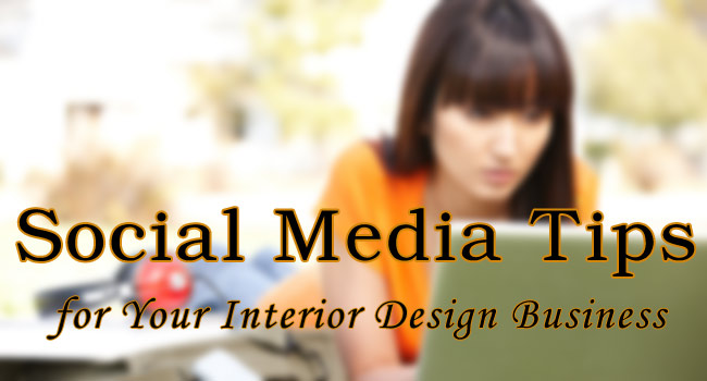 social media tips for interior design