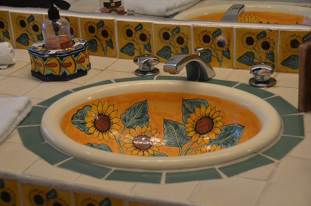 sunflower-design-sink