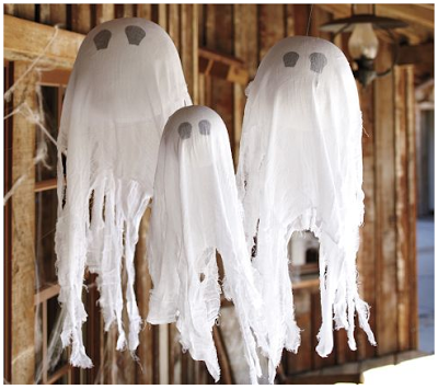 Hanging Ghosts DIY