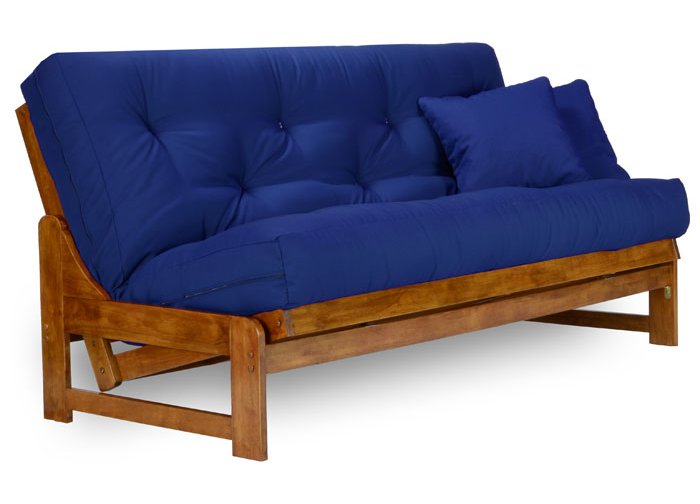 armless wood futons