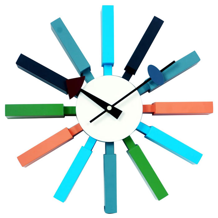 Cool looking Applegate funky Wall clock made by Zuo Modern