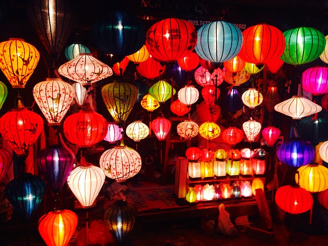 asian style lanterns