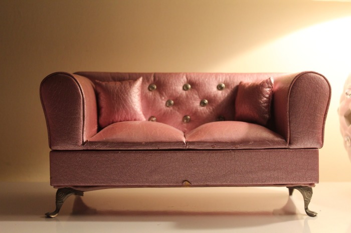 Sofa furniture in room