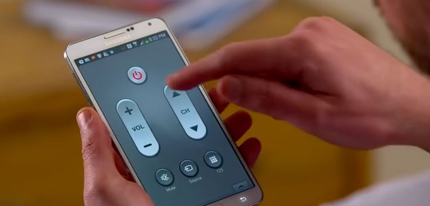 cell phone tv remote